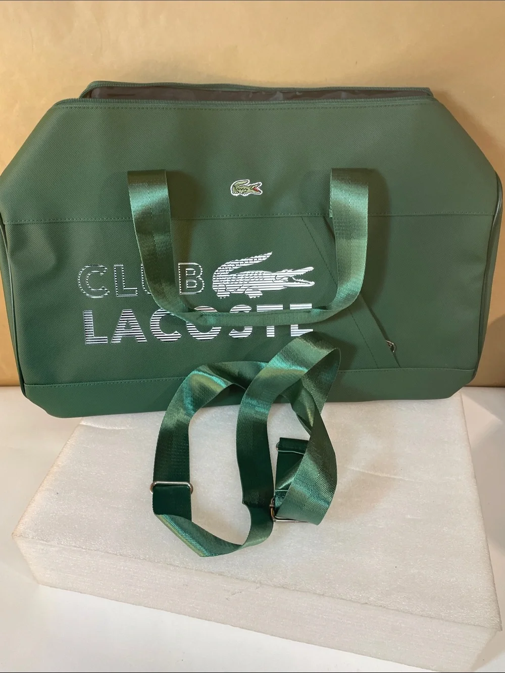 Lacoste Green Club Duffel Bag